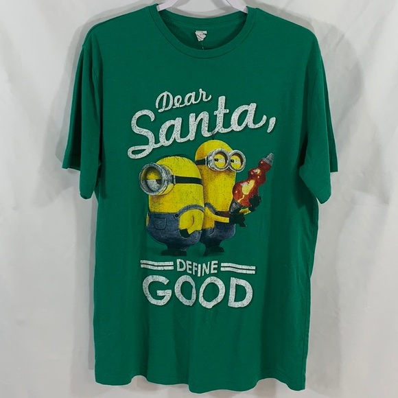 minions characters Christmas t-shirt size LT - Picture 2 of 9
